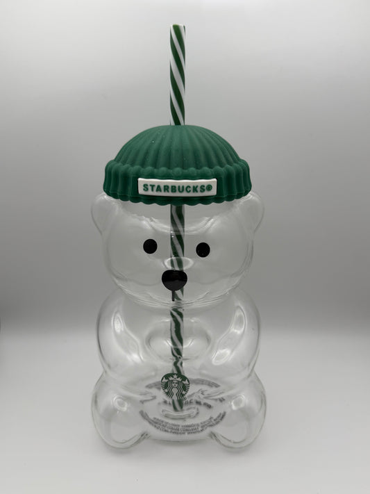 Starbucks 2026 Limited Edition Barista Bear Glass Tumbler 590ml