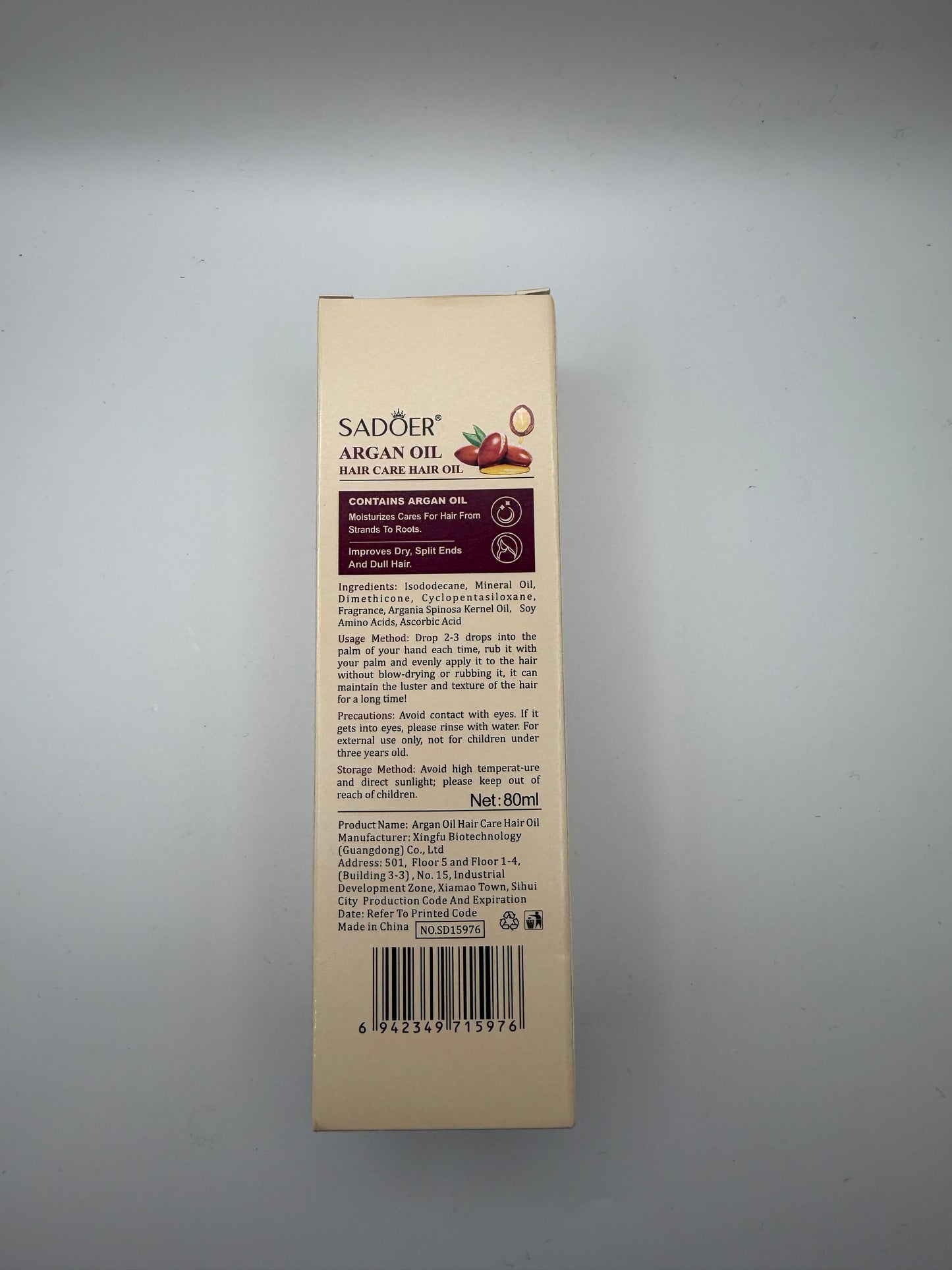 SADOER Argan Oil Hair Oil